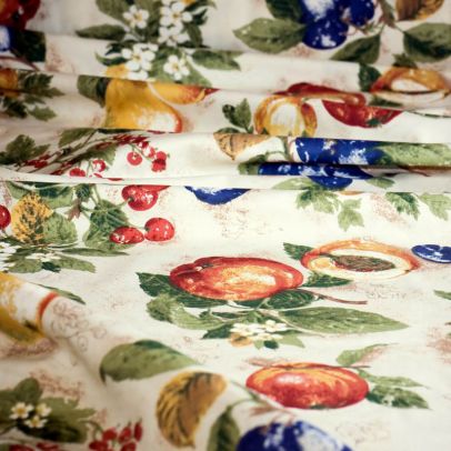 Barackos-szilvás kerti textil